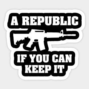 A Republic Sticker